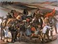 Renato Guttuso, Occupazione delle terre incolte in Sicilia, 1949/50, olio su tela cm.270x330, Dresdsa, Gëmaldgalerie