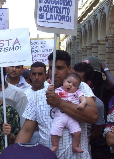 7) Bologna, Manifestazione Migranti 5 luglio 08