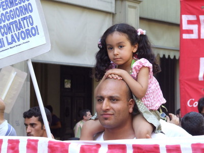 13) Bologna, Manifestazione Migranti 5 luglio 08