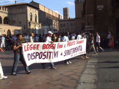 18) Bologna, Manifestazione Migranti 5 luglio 08