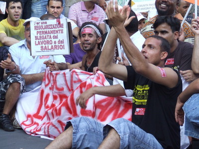 20) Bologna, Manifestazione Migranti 5 luglio 08
