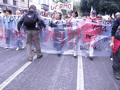 1 - manifestazione "no dal molin" vicenza 13 settembre 2008