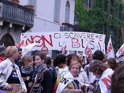 2 - manifestazione "no dal molin" vicenza 13 settembre 2008
