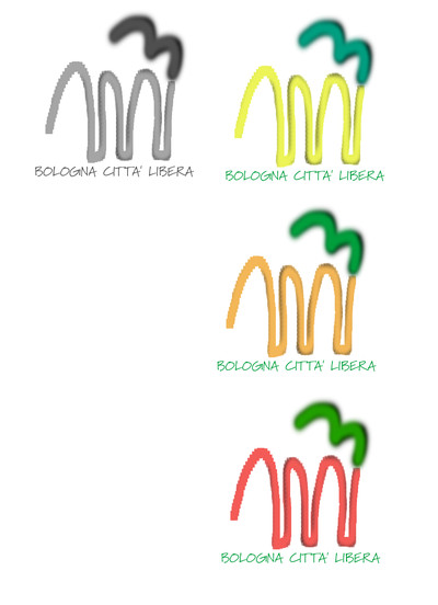 Prove di logo Bologna città libera