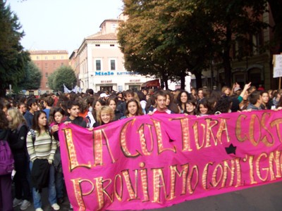 6. Manifestazione studenti medi anti-Gelmini 10 ottobre 2008