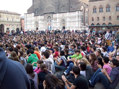 11. assemblea studenti medi in piazza maggiore - 17 ottobre 2008