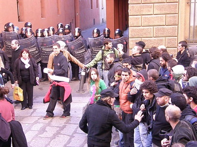 Corteo 30 ottobre 2008 - via Castiglione