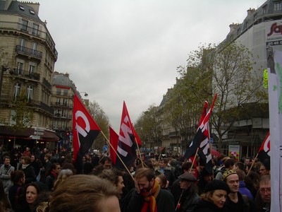 Foto manifestazione sciopero Parigi