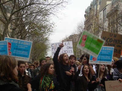 Foto manifestazione sciopero Parigi