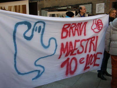 4 - manifestazione 14 febbraio 2009, Bologna, "io amo la scuola pubblica"