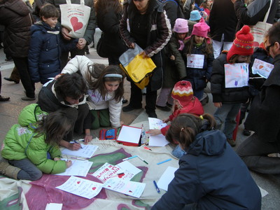 5 - manifestazione 14 febbraio 2009, Bologna, "io amo la scuola pubblica"