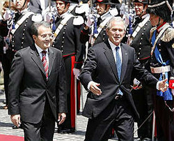 Bush e Prodi